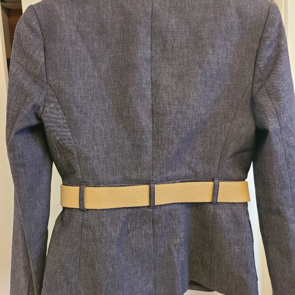 Bcbg denim belted blazer - Picture 3 of 10